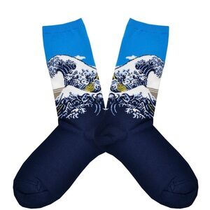 NWT Hot Sox Women's Famous Artist Series ‘Great Wave’ Socks